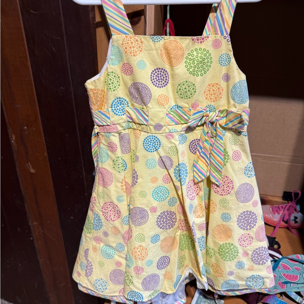 Colorful Polka Dot Kids Dress